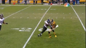 ed reed hits emmanuel sanders