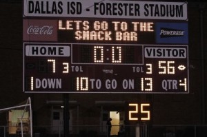 Youth Football Score Board
